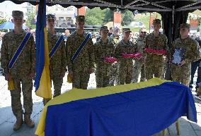 Memorial service for OUN battalion commander Mykola Kokhanivskyi in Kyiv