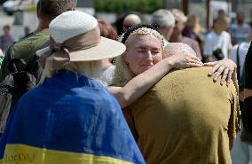 Memorial service for OUN battalion commander Mykola Kokhanivskyi in Kyiv