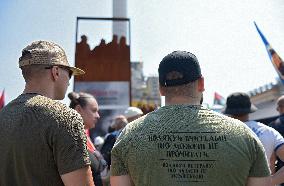 Memorial service for OUN battalion commander Mykola Kokhanivskyi in Kyiv