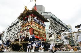 "Yamahoko" parade in Kyoto's Gion Festival