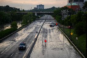 Toronto Reels From Floods After Severe Storms - Canada