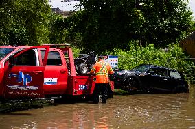 Toronto Reels From Floods After Severe Storms - Canada