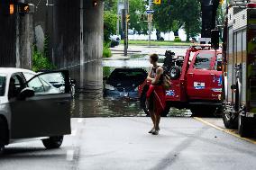 Toronto Reels From Floods After Severe Storms - Canada