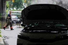 Toronto Reels From Floods After Severe Storms - Canada