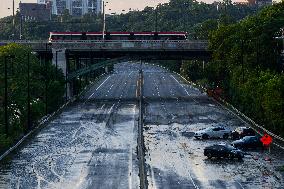 Toronto Reels From Floods After Severe Storms - Canada