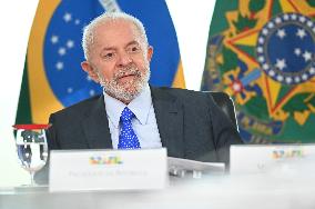 Brazil's President Luiz Inácio Lula Da Silva Meeting With Businessmen