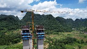 Tongmuhe Bridge Construction in Liuzhou