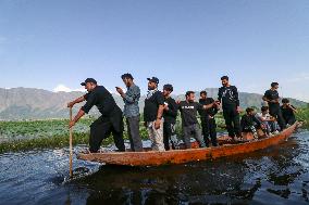 Muharram Procession In Interiors Of Dal Lake Kashmir