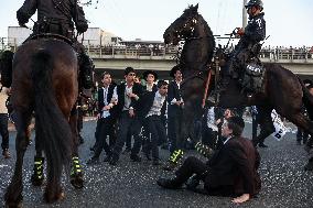 Ultra-Orthodox Jews Protest - Israel