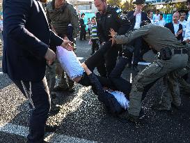 Ultra-Orthodox Jews Protest - Israel