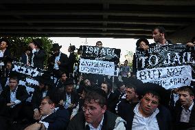 Ultra-Orthodox Jews Protest - Israel