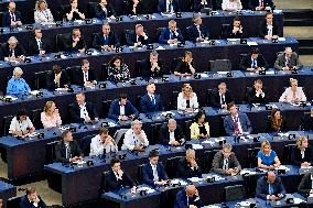 Roberta Metsola Reelected EU Parliament President - Strasbourg