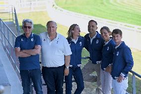 Paris 2024 - French riders team Presentation - Saint-Martin de Brehal