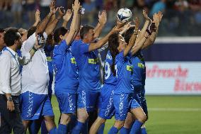 l’ Aquila: Partita del Cuore 2024 Nazionale Politici contro Nazionale Cantanti