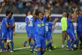 l’ Aquila: Partita del Cuore 2024 Nazionale Politici contro Nazionale Cantanti