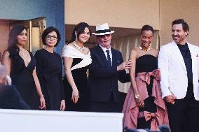 The Red Carpet For The Premiere Of Emilia Pérez During The 77th Cannes Film Festival