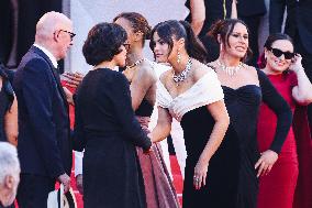 The Red Carpet For The Premiere Of Emilia Pérez During The 77th Cannes Film Festival