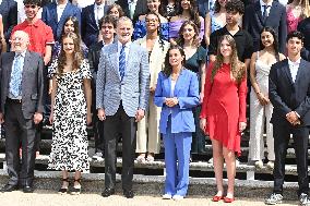 Royals Attend Audiences At Zarzuela Palace - Madrid