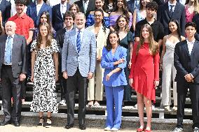 Royals Attend Audiences At Zarzuela Palace - Madrid