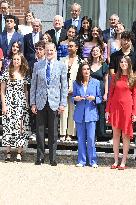 Royals Attend Audiences At Zarzuela Palace - Madrid