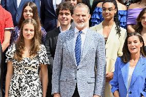 Royals Attend Audiences At Zarzuela Palace - Madrid