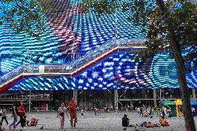 Paris 2024 - Nike Transforms Centre Pompidou Into A Sporting Canvas