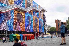 Paris 2024 - Nike Transforms Centre Pompidou Into A Sporting Canvas