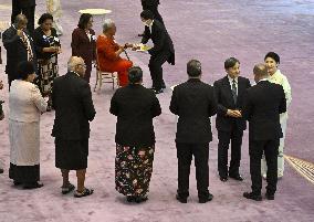 Japan emperor, empress meet Pacific islands leaders