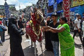 Ashura Observation On Last Day Of Muharram Observation In India.