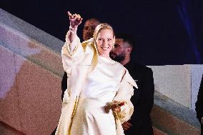 The Red Carpet For The Premiere Of  Oh, Canada During The 77th Cannes Film Festival