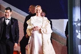 The Red Carpet For The Premiere Of  Oh, Canada During The 77th Cannes Film Festival