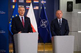 Press Conference About The Situation At The Polish-Belarusian Border.