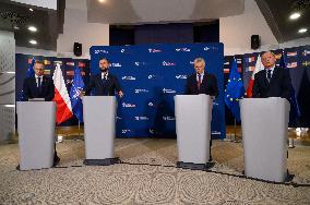 Press Conference About The Situation At The Polish-Belarusian Border.