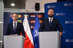 Press Conference About The Situation At The Polish-Belarusian Border.