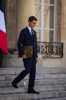 Council Of Ministers At The Elysee Palace, In Paris