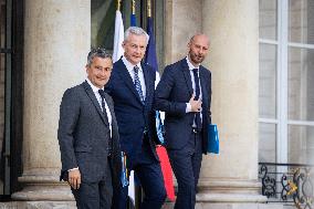 Council Of Ministers At The Elysee Palace, In Paris