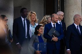 Council Of Ministers At The Elysee Palace, In Paris