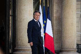 Council Of Ministers At The Elysee Palace, In Paris