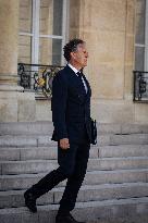 Council Of Ministers At The Elysee Palace, In Paris