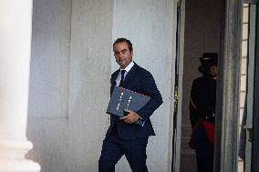 Council Of Ministers At The Elysee Palace, In Paris