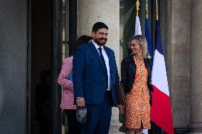 Council Of Ministers At The Elysee Palace, In Paris