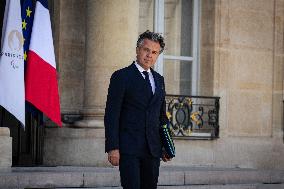 Council Of Ministers At The Elysee Palace, In Paris