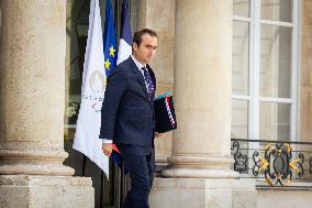 Council Of Ministers At The Elysee Palace, In Paris