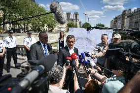 Activation of the anti-terrorist perimeter (SILT) in Paris FA