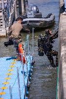 French Army Secures Access to Seine River Before Olympic Games - Paris