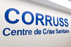 French Ministers visit the CORRUSS center - Paris