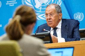 Sergey Lavrov, Minister For Foreign Affairs Of The Russian Federation