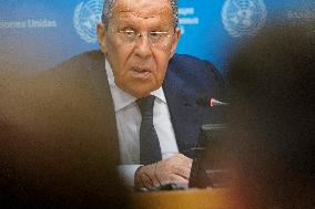 Sergey Lavrov, Minister For Foreign Affairs Of The Russian Federation