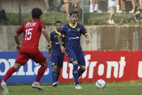 Friendly football match - Hellas Verona FC vs Top 22 dilettanti Verona