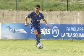 Friendly football match - Hellas Verona FC vs Top 22 dilettanti Verona